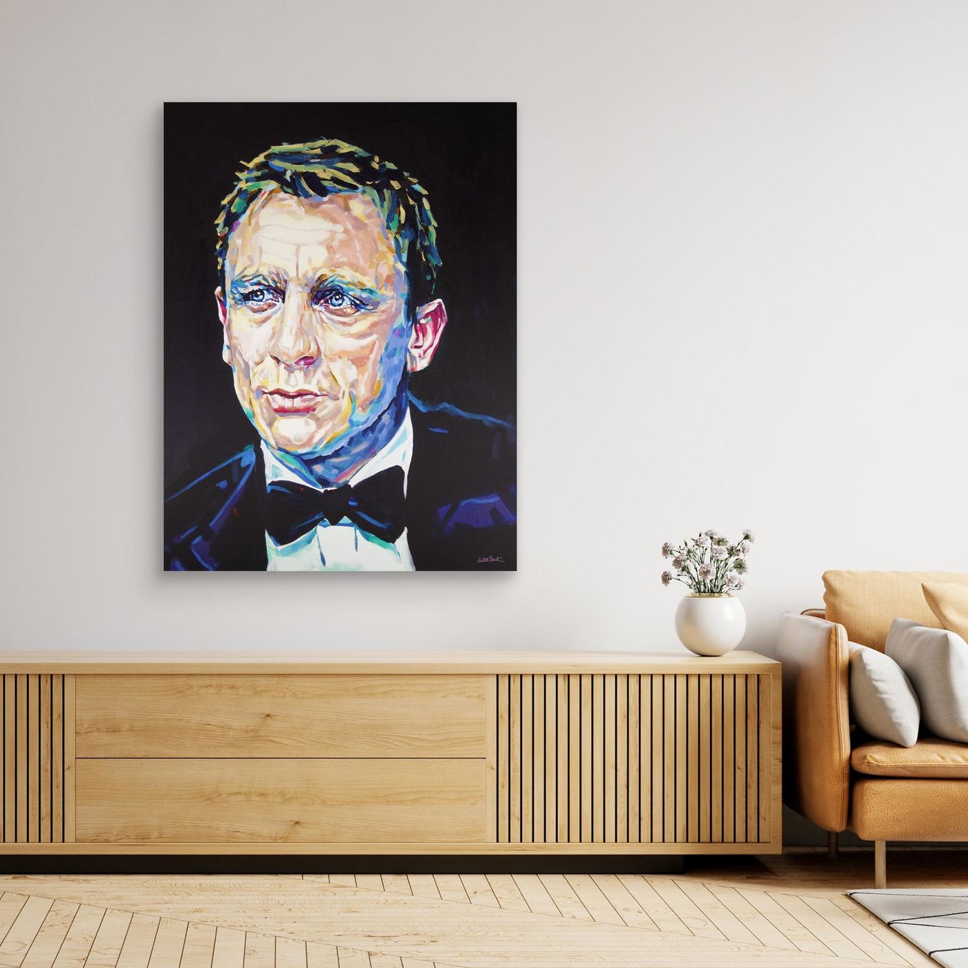 Daniel Craig - Print on Fine Art Canvas