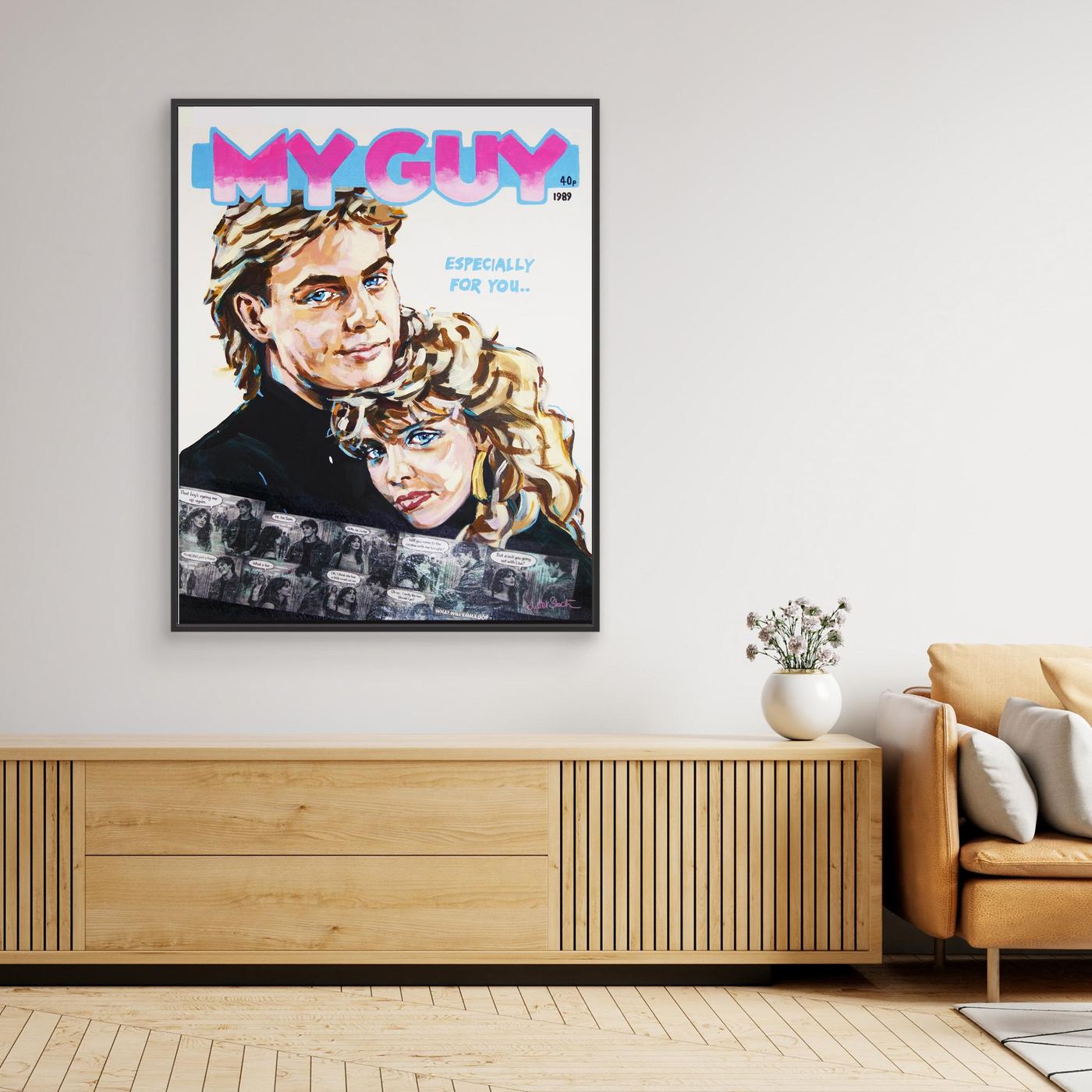 Kylie &amp; Jason, My Guy - Print on Fine Art Canvas