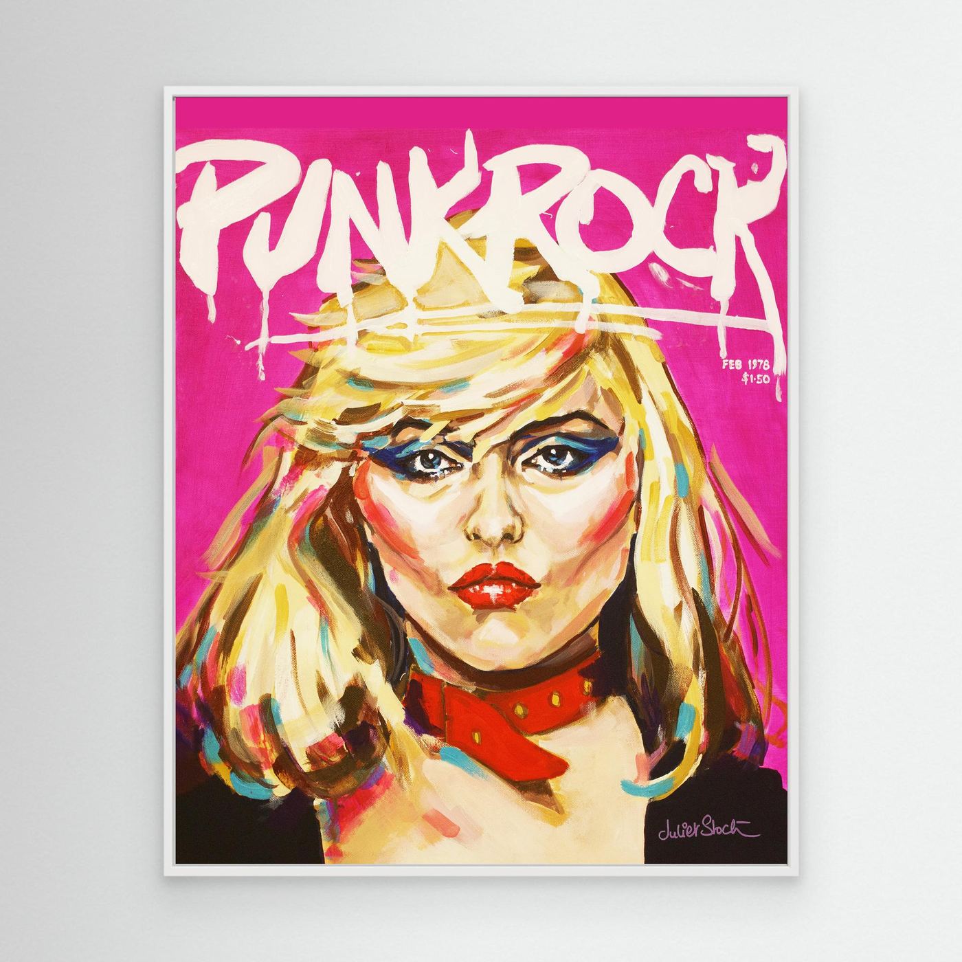 Debbie Harry, Punk Rock - Print On Fine Art Canvas