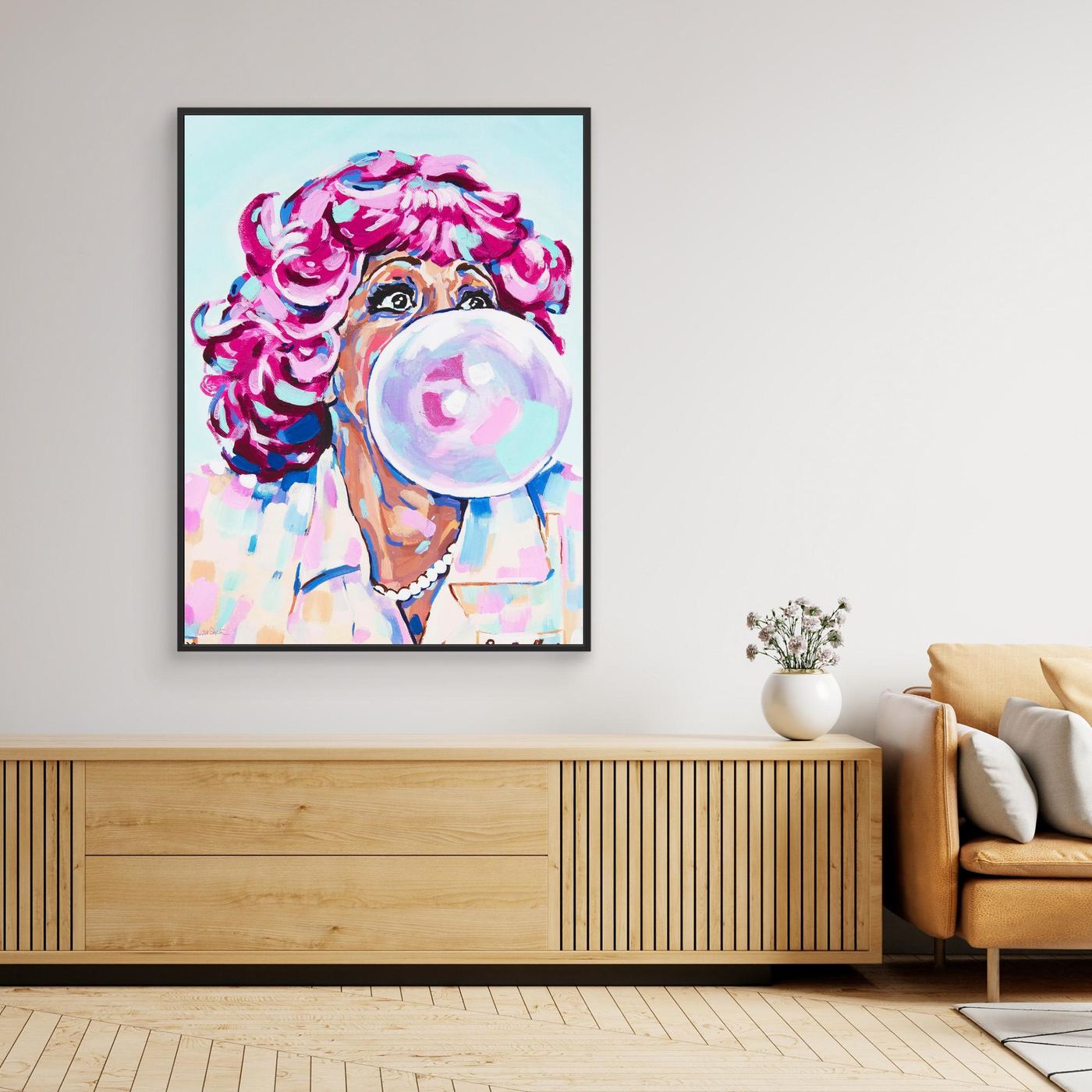 Frenchie - Print On Fine Art Canvas