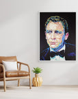 Daniel Craig - Print on Fine Art Canvas