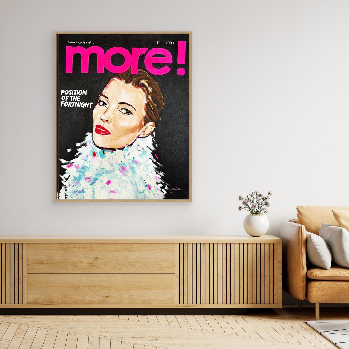 Kate Moss, More! - Print on Fine Art Canvas