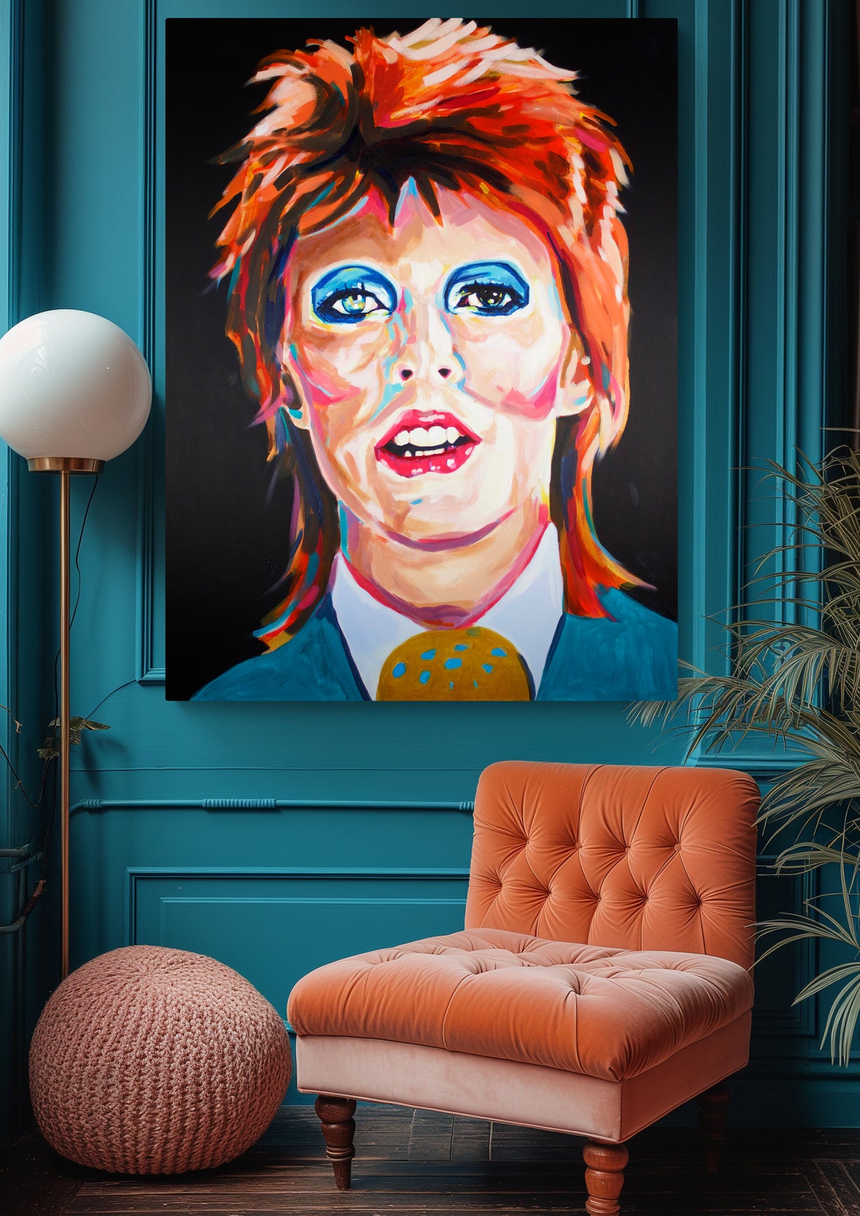Bowie - Icons Collection - Print On Fine Art Canvas