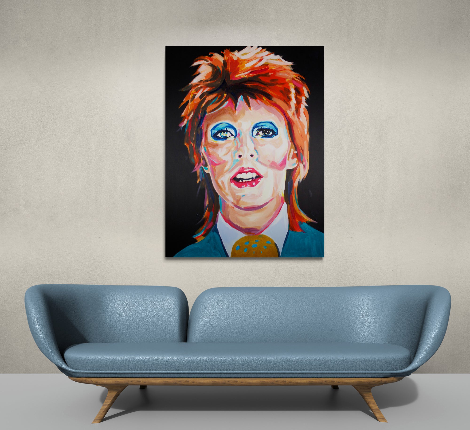 Bowie - Icons Collection - Print On Fine Art Canvas