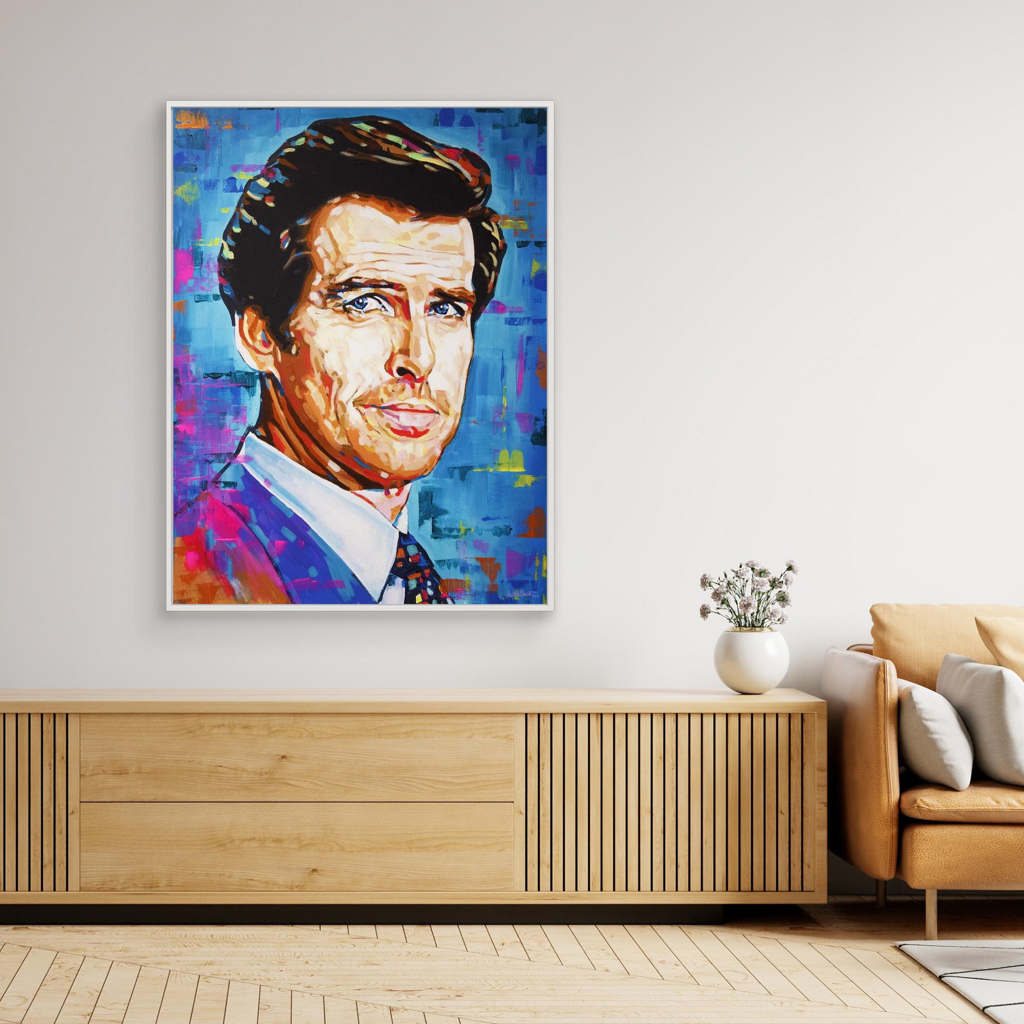 Pierce Brosnan - Print on Fine Art Canvas