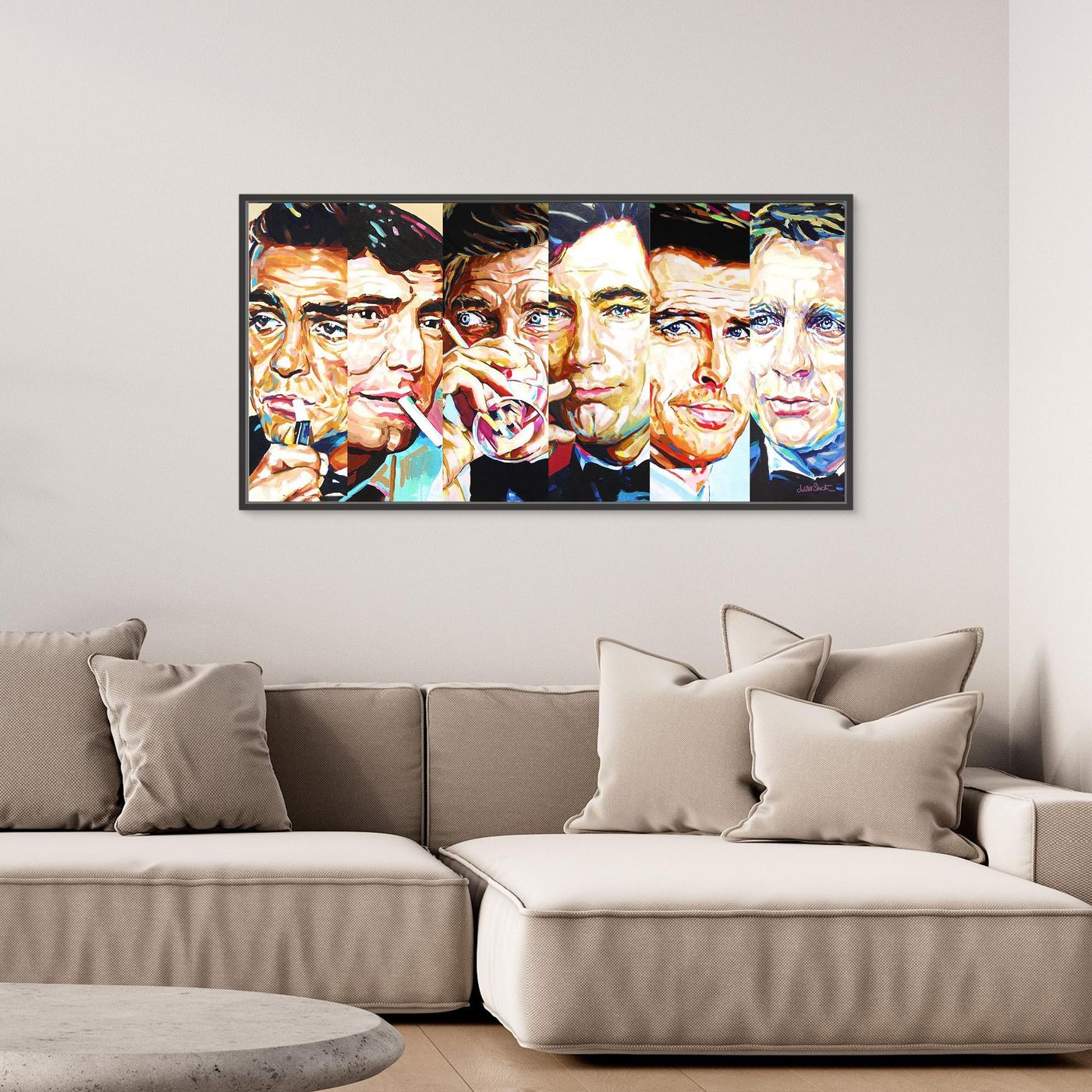 James Bond Collection - Print On Fine Art Canvas
