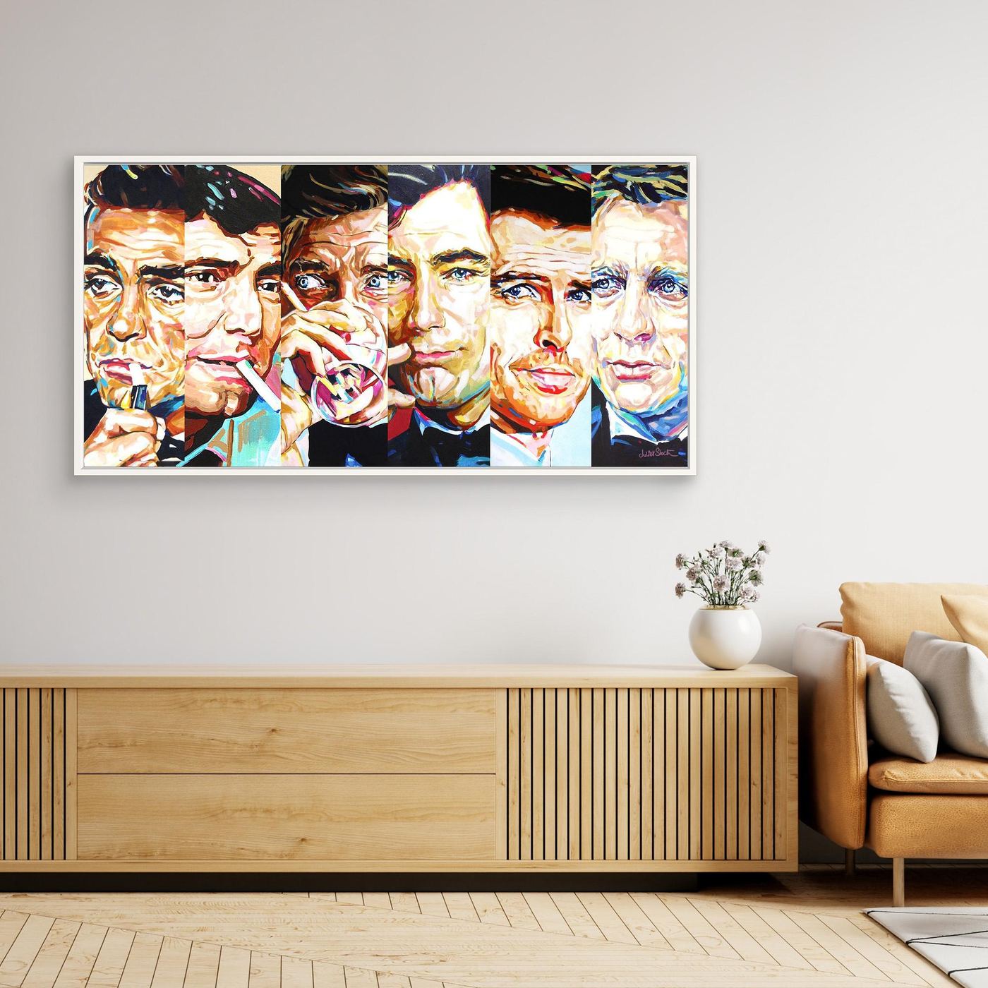 James Bond Collection - Print On Fine Art Canvas