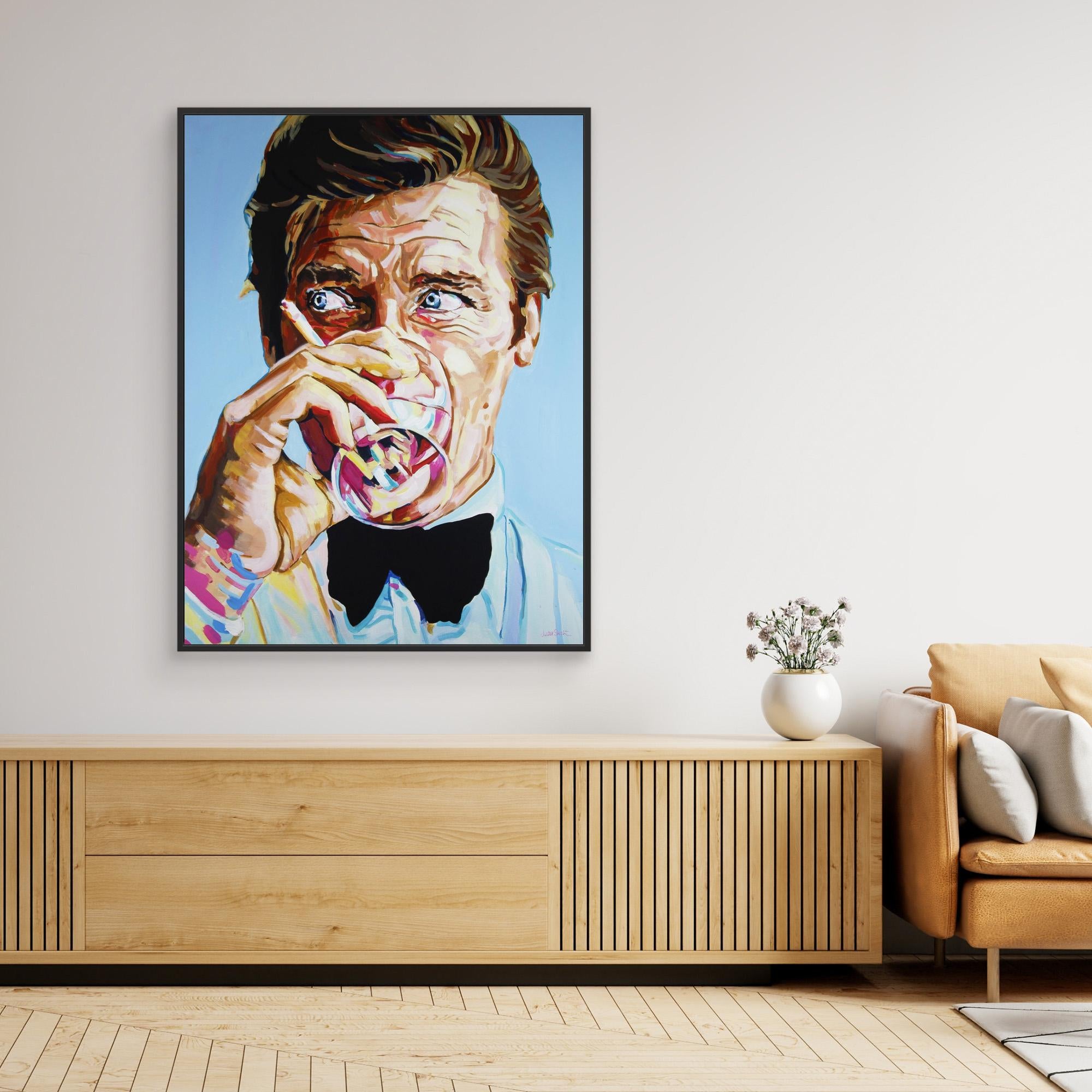 Roger Moore - Print on Fine Art Canvas