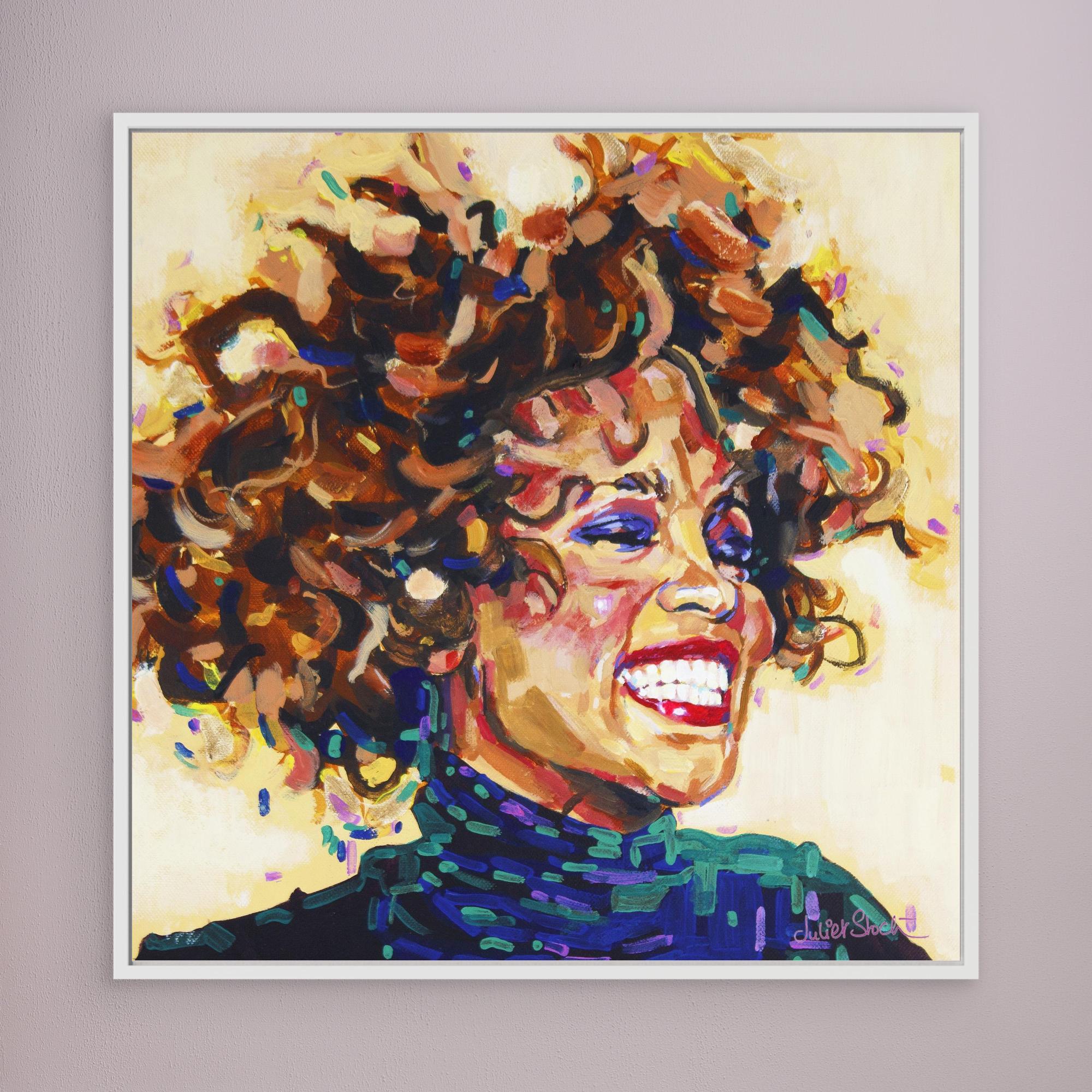 Whitney Houston - Print On Fine Art Canvas