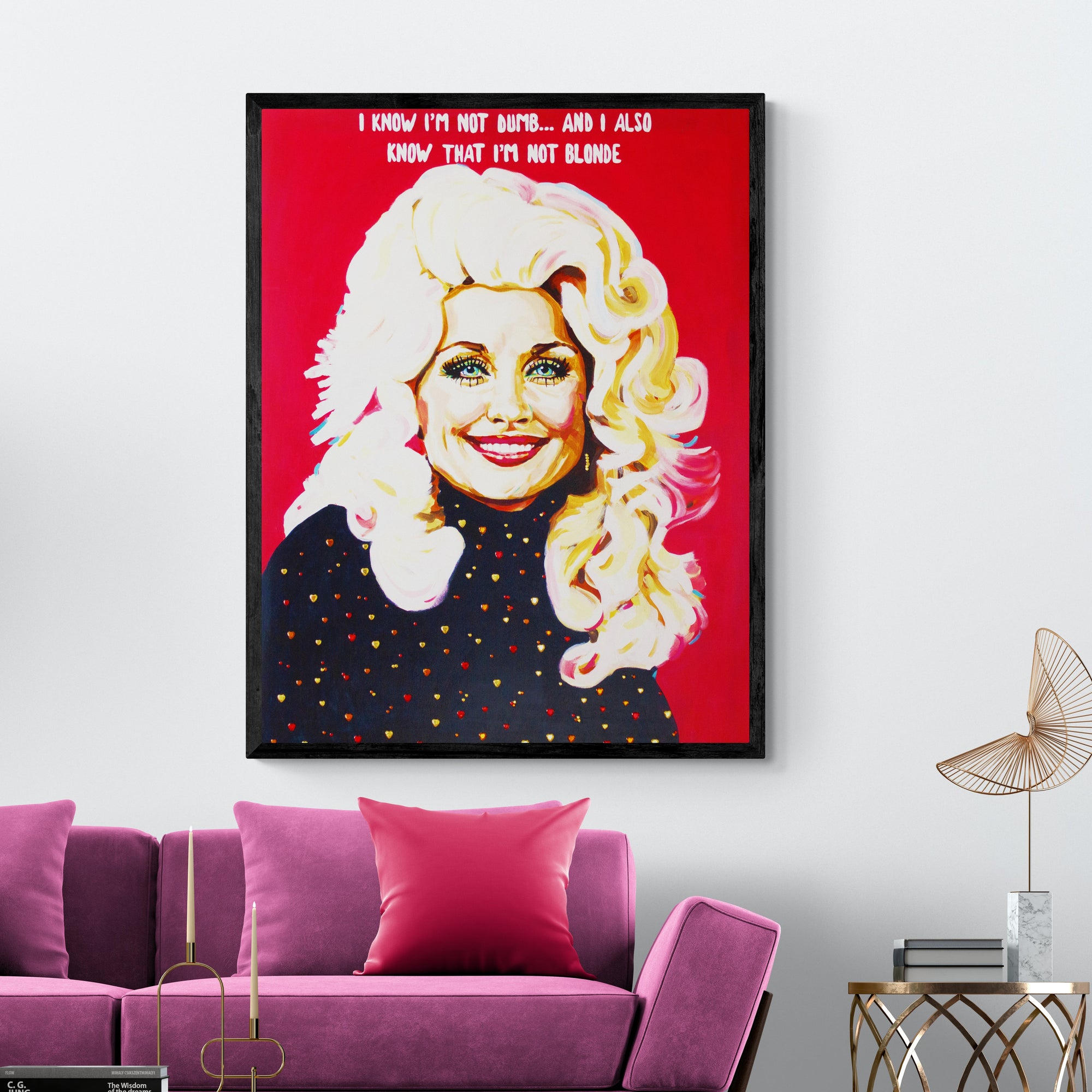 Dolly Parton - Print on Fine Art Canvas