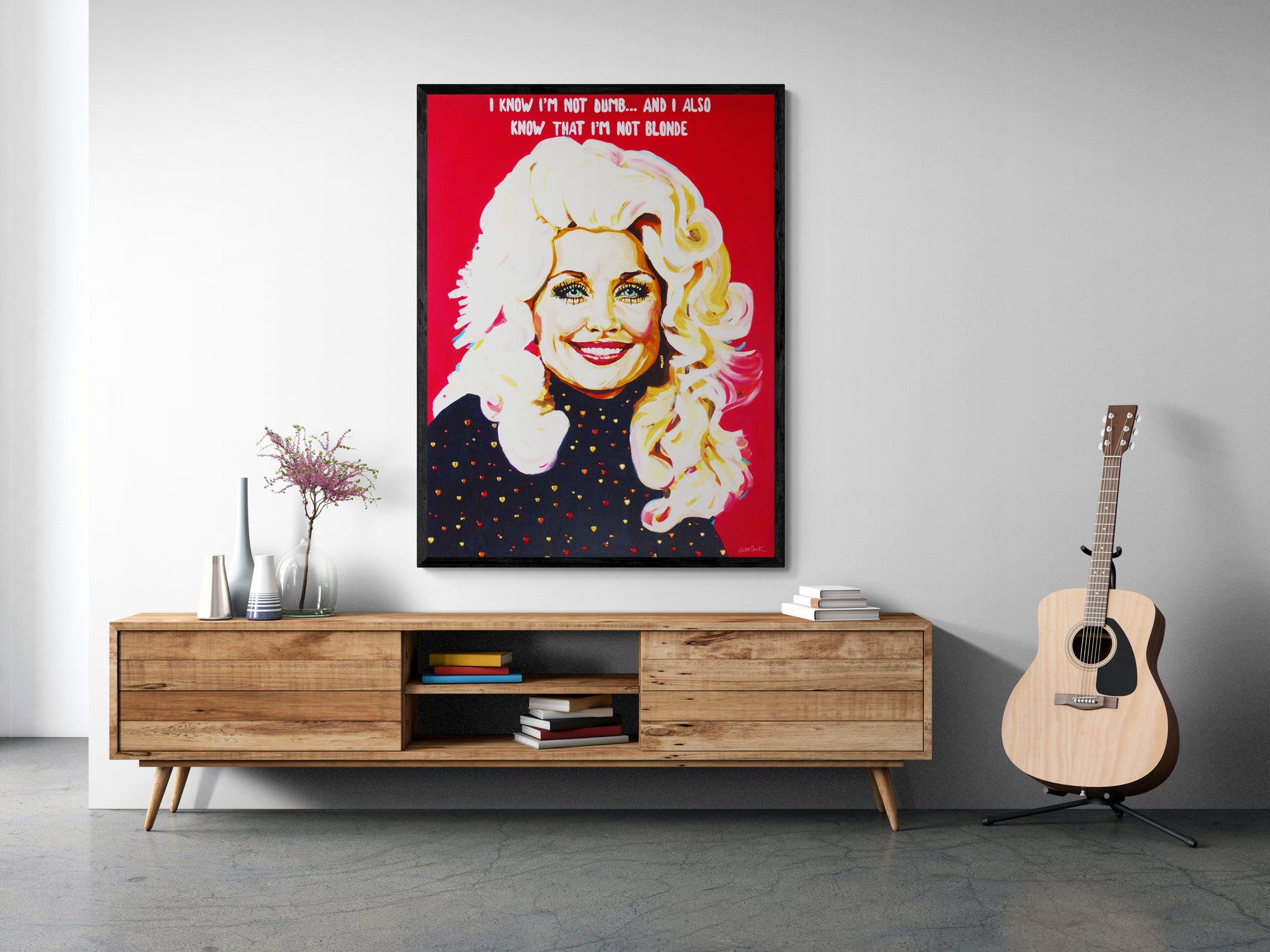 Dolly Parton - Print on Fine Art Canvas