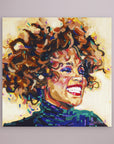 Whitney Houston - Print On Fine Art Canvas