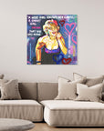 Marilyn Monroe "A Smart Girl" - Print On Fine Art Canvas