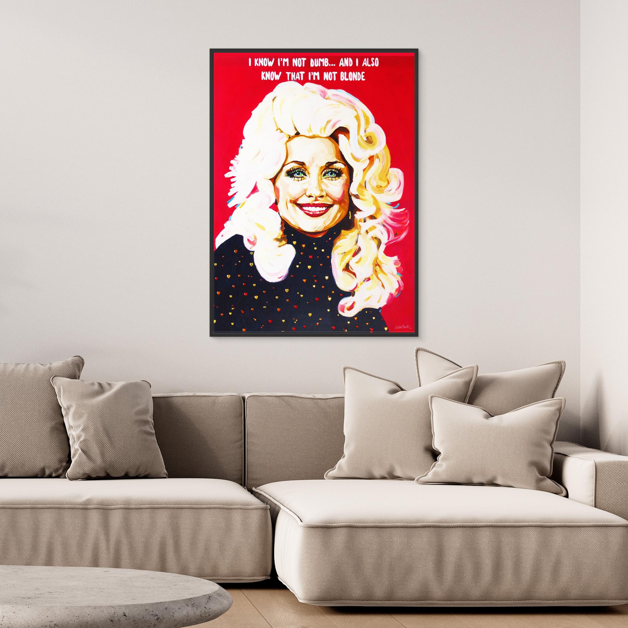 Dolly Parton - Print on Fine Art Canvas
