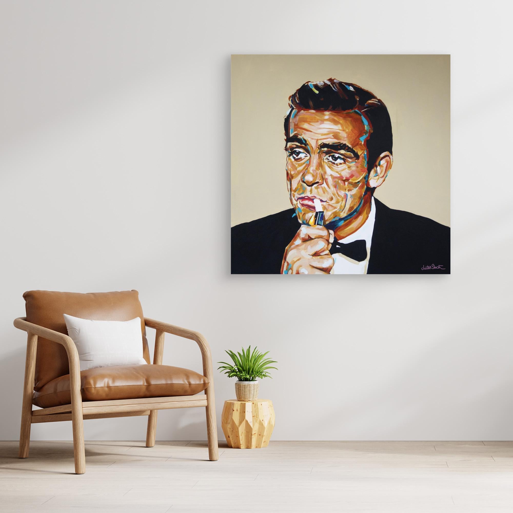 Sean Connery - Print on Fine Art Canvas