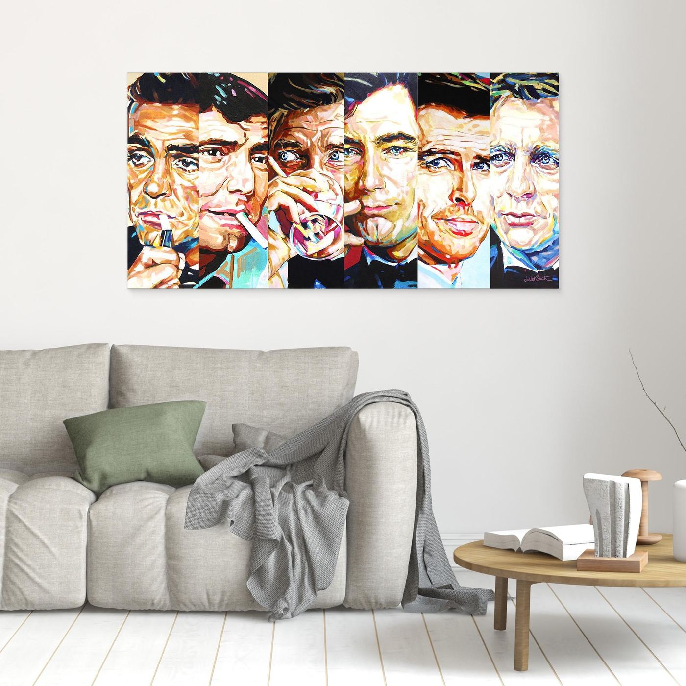James Bond Collection - Print On Fine Art Canvas