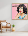 Dame Joan Collins - Print On Fine Art Canvas